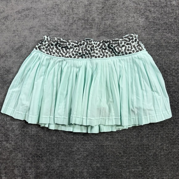 lululemon athletica Pants - Lululemon Pleat To Street Skirt Women's 8 Tranquil Blue Green Ace Spot Skort